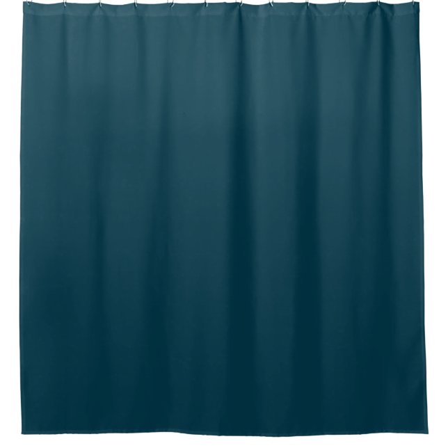 Aquamarin blaues Aqua Duschvorhang (Vorderseite)