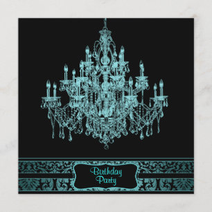 Aquamarin Blue Chandelier Womans beliebig viele Ge Einladung