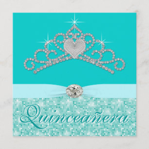 Aquamarin Blue Diamond Tiara Aquamarin Blue Quince Einladung