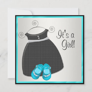 Aquamarin Blue Dress Shoes Aquamarin Black Baby Gi Einladung