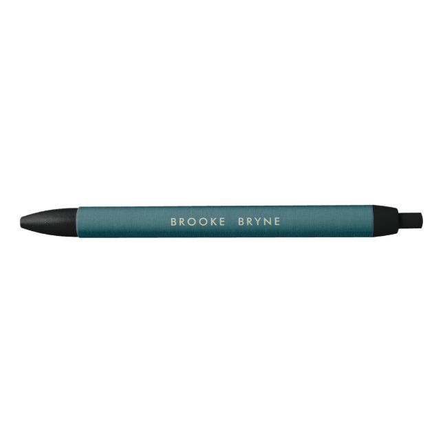 Aquamarin Blue Modern Beruflich Minimalistisch Kugelschreiber (Vorderseite)
