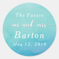 Aquamarin & Blue Ombre Wedding Celebration