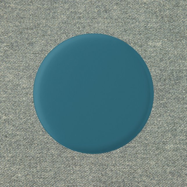 Aquamarin Blue Solid Color Button (Von Creator hochgeladen)