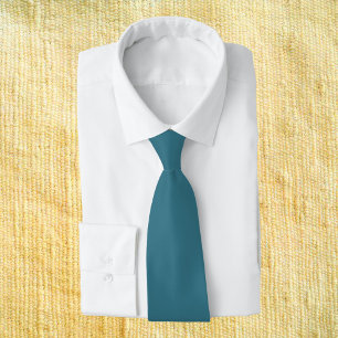 Aquamarin Blue Solid Color Krawatte