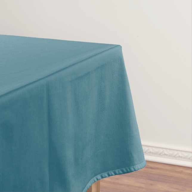 Aquamarin Blue Solid Color Tischdecke (Beispiel)