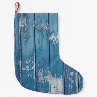 Aquamarin-braune Holzpappe Kleiner Weihnachtsstrumpf