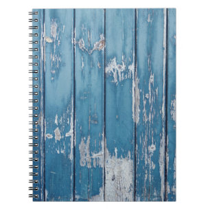 Aquamarin-braune Holzpappe Notizblock