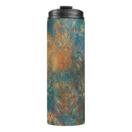 Aquamarin Cooper Patina Thermosbecher