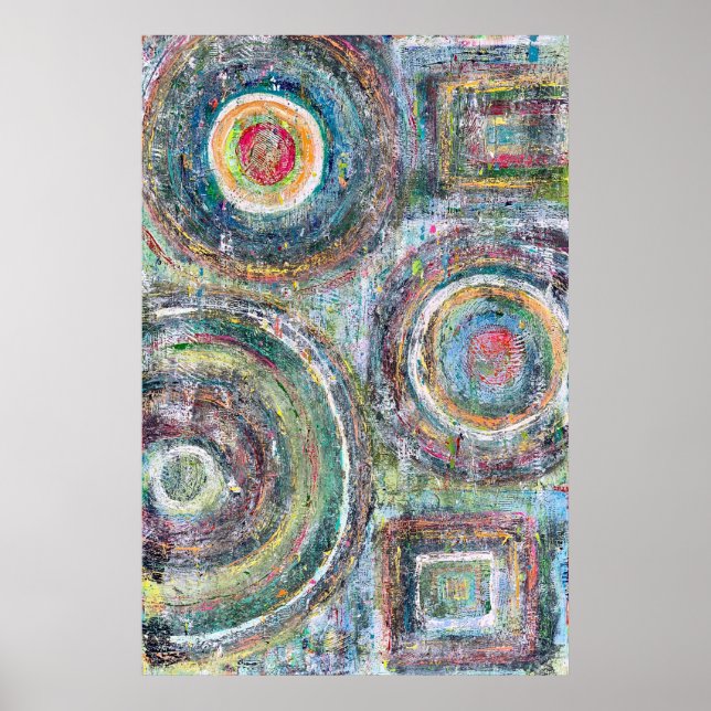 Aquamarin Driven 24 x 36 Poster (Vorne)