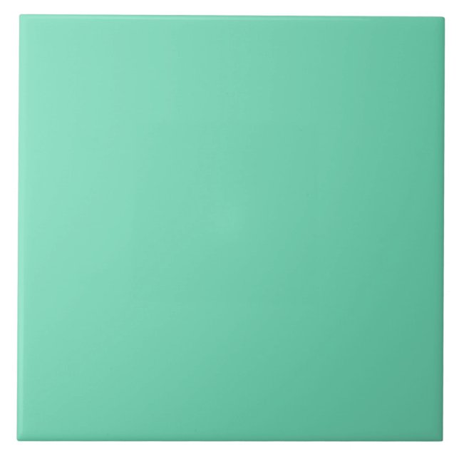 Aquamarin-Farbe Fliese (Vorderseite)
