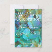 Aquamarin-gelb-rosa Hydrangeas Blume