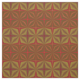 Aquamarin-gelbe, moderne Ethnic Textile Tribal Pri Stoff