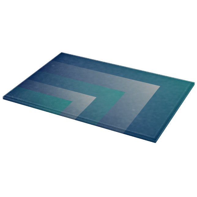 Aquamarin grau schneidebrett (Ecke)