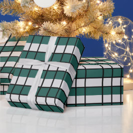 Aquamarin Grau-Schwarz-Karton Geschenkpapier