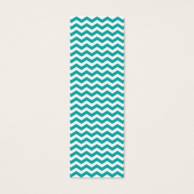 Aquamarin Green White Zickzack Zigzag (Vorderseite)