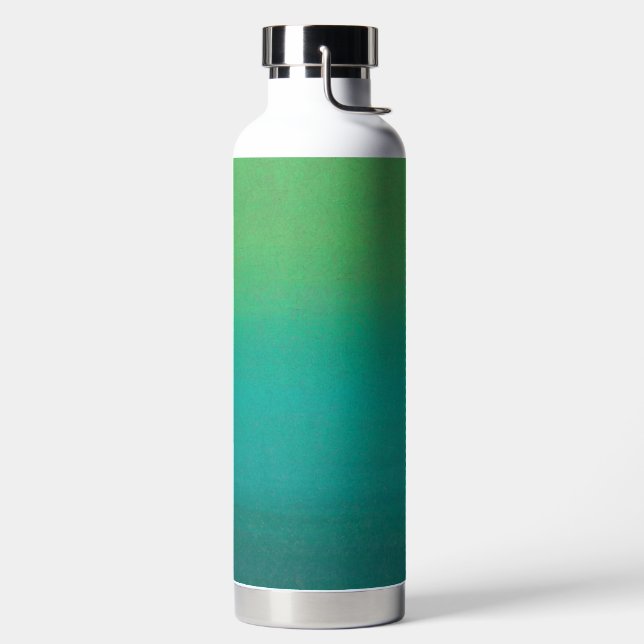 Aquamarin / Grün Ombre Wasserflasche Trinkflasche (links)