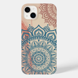 Aquamarin Mandala Case-Mate iPhone 14 Plus Hülle