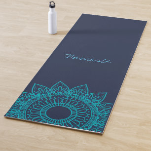Aquamarin Mandala Namaste Yoga Mat Yogamatte