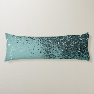 Aquamarin Mermaid Ocean Glitzer #4 (Imitats Glitze Seitenschläferkissen