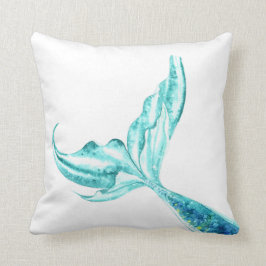 Aquamarin Mermaid Schwanz Kissen
