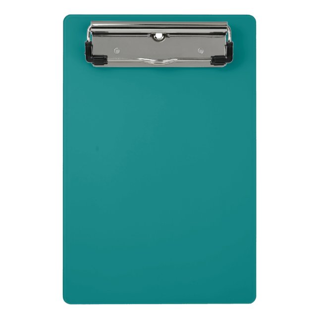 Aquamarin Mini Klemmbrett (Vorderseite)