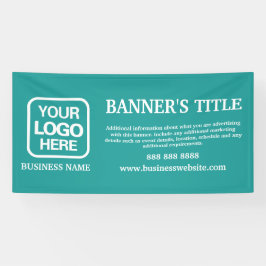Aquamarin-Modern-Logo-White-Business-Banner Banner