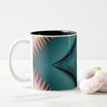 Aquamarin Navajo Peach Sunburst