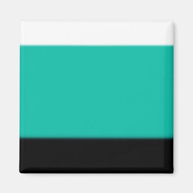 Aquamarin Ombre Magnet (Vorne)