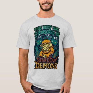 Aquamarin-Orange Horror Cartoon ・ Schattendämme Sc T-Shirt