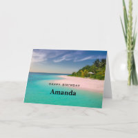 Aquamarin Ozean Tropischer Strand Szenischer Gebur