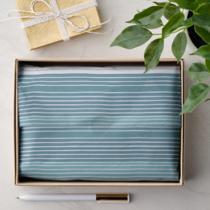 Aquamarin Pinstripe Christmas Pattern#28 ID1009 Seidenpapier