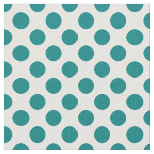 Aquamarin Polka Dot Stoff