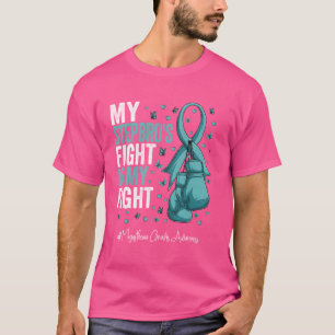 Aquamarin Ribbon Stepbruder Myasthenia Gravis Awar T-Shirt