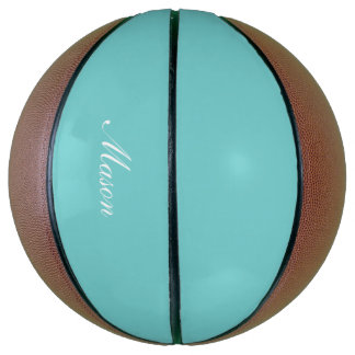 Aquamarin Sky Custom Basketball