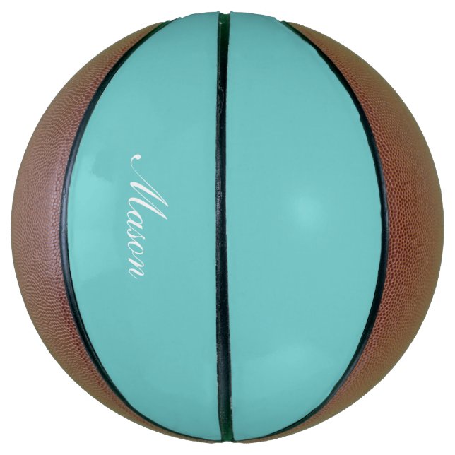 Aquamarin Sky Custom Basketball (Vertikal)