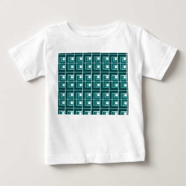 Aquamarin Topsy Turvy Baby T-shirt (Vorderseite)