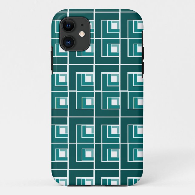 Aquamarin Topsy Turvy Case-Mate iPhone Hülle (Rückseite)