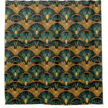 Aquamarin und Gold Art Deco