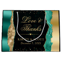 Aquamarin und Gold Glam Tears Bokeh Hochzeit
