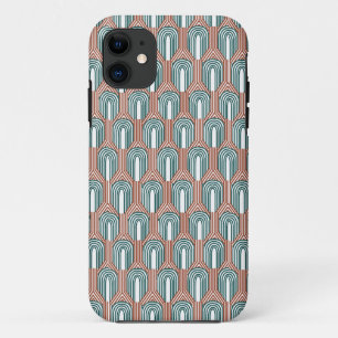 Aquamarin und Kupfer Case-Mate iPhone Hülle