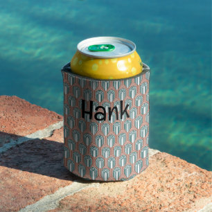 Aquamarin und Kupfer Dosenkühler