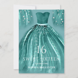Aquamarin unter dem Meer Meerjungfrau Kleid Sweet  Einladung