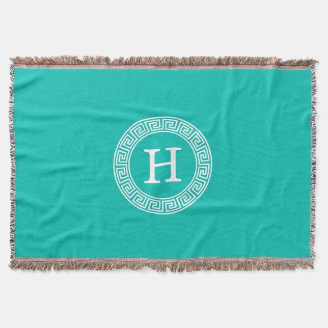 Aquamarin, was für ein erstes Monogramm des griech Decke (Vorderseite)