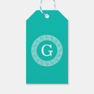 Aquamarin, was für ein erstes Monogramm des griech Geschenkanhänger