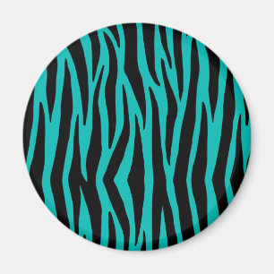 Aquamarin Zebra Magnet