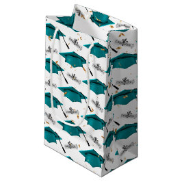 Aquamarine Abschlüsse mit Diplomen Kleine Geschenktüte