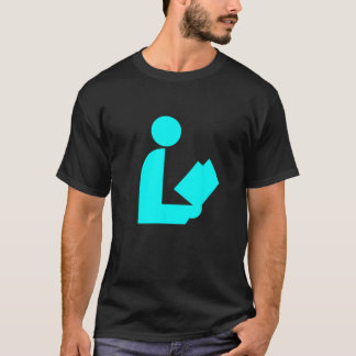 Aquamarine Aqua Library Road Signature Librarian S T-Shirt