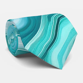 Aquamarine Artistische Nacktband drehen Krawatte