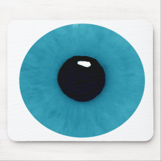 Aquamarine Augapfel-Mausunterlage Mousepad