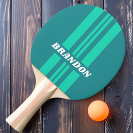 Aquamarine Beach Breeze Kundgebung Streifen mit Na Tischtennis Schläger